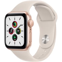 Apple Watch Series SE 1 (2020) GPS 40 mm - Aluminium Gold - Sport band Starlight