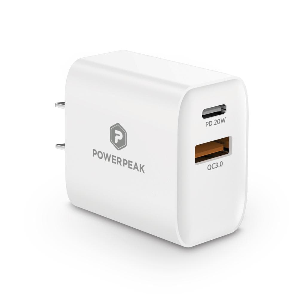 Powerp 20W PD Wall Dual Port Charger Smartphone Accessories