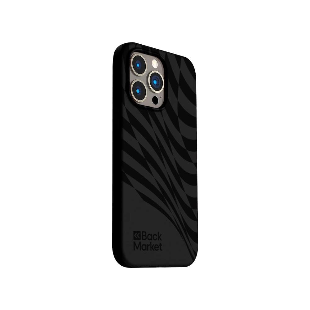Back Market Case iPhone 13 Pro and protective screen - 100% Biodegradable - Black Wave