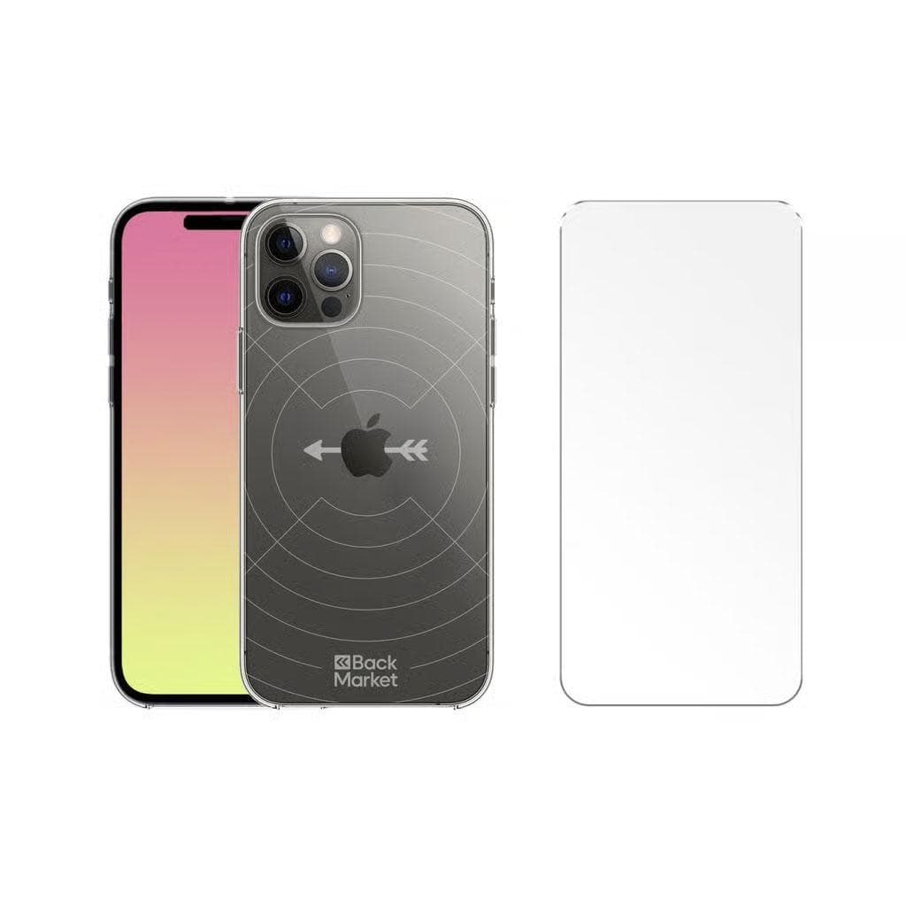 Back Market Case iPhone 16 Pro Max and protective screen - GRS 4.0 Recycled plastic - Transparent