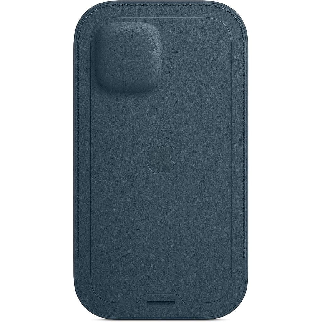 Apple Sleeve iPhone 12 Pro Max - Leather Baltic Blue
