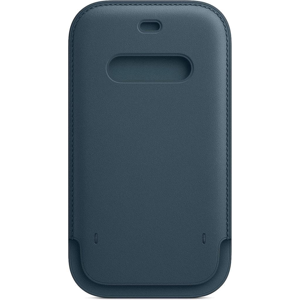 Apple Sleeve iPhone 12 Pro Max - Leather Baltic Blue