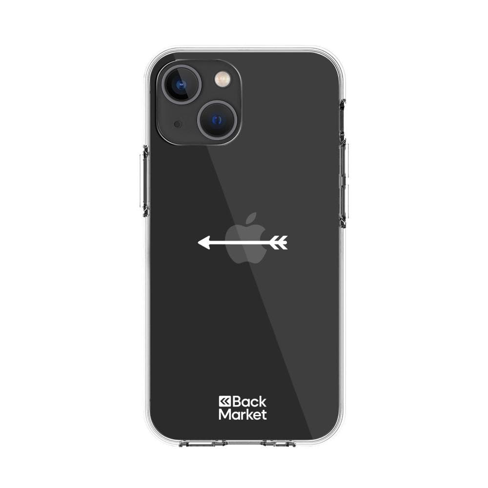 Back Market Case iPhone 13 and protective screen - Recycled plastic - Transparent