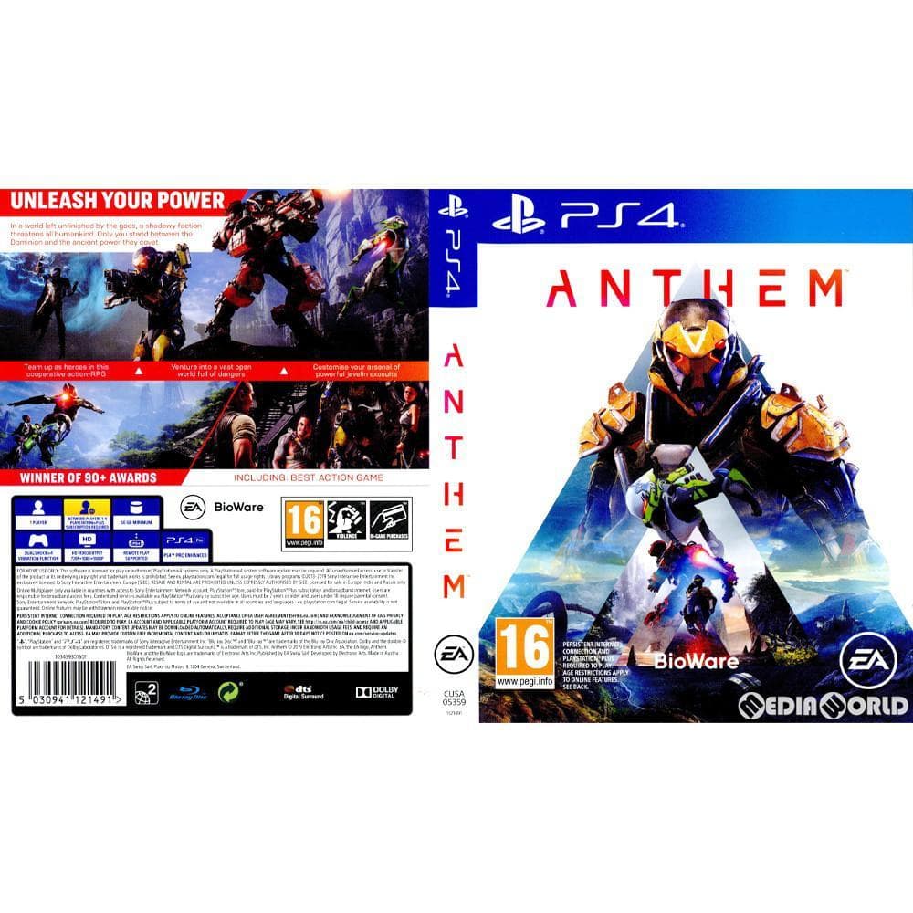 Anthem Shooter - PlayStation 4