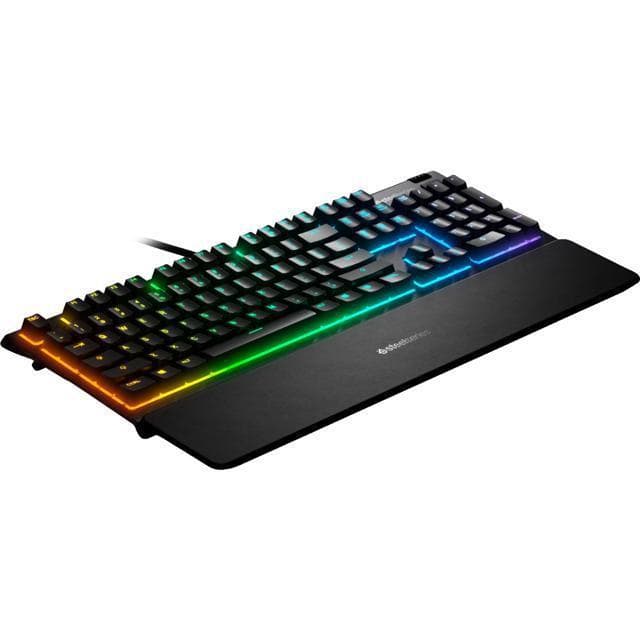 Keyboard QWERTY Backlit Keyboard SteelSeries Apex 3
