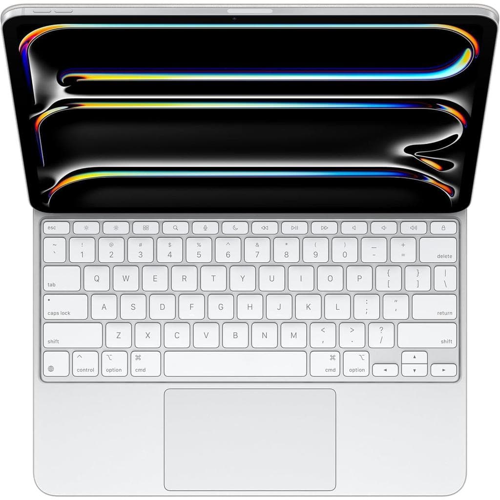 iPad Magic Keyboard (iPad not included) 13" (2024) Wireless - White - QWERTY - English (US)