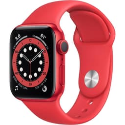 Apple Watch Series 6 (2020) GPS 40 mm - Aluminium Red - Sport band Red