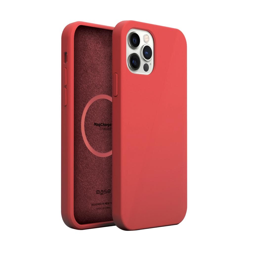 iPhone 12/iPhone 12 Pro case - Silicone - Red