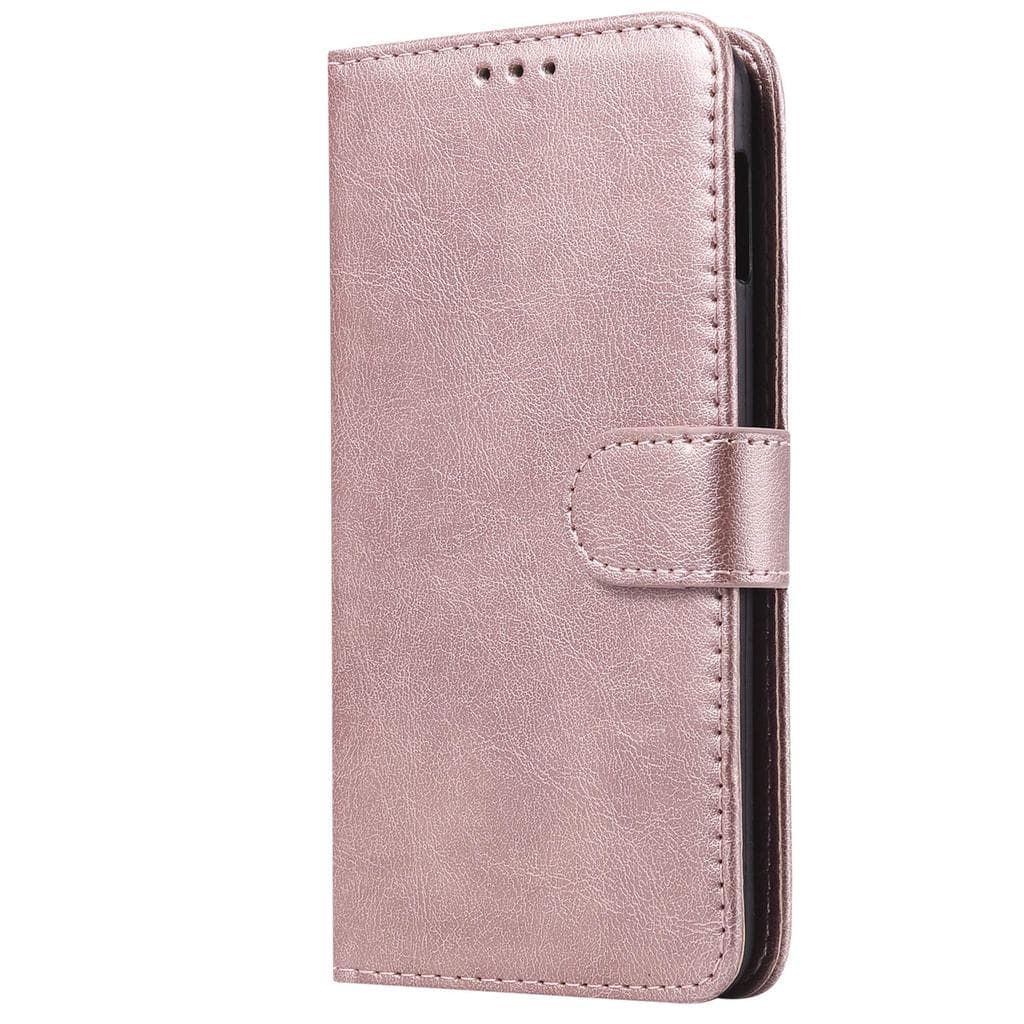 Galaxy S10+ case - Leather - Rose