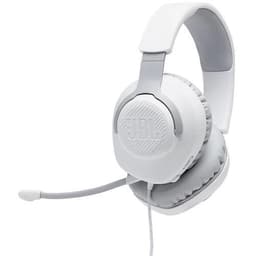 Jbl QUANTUM 100 WAM-Z Noise cancelling Gaming Headphone with microphone - White