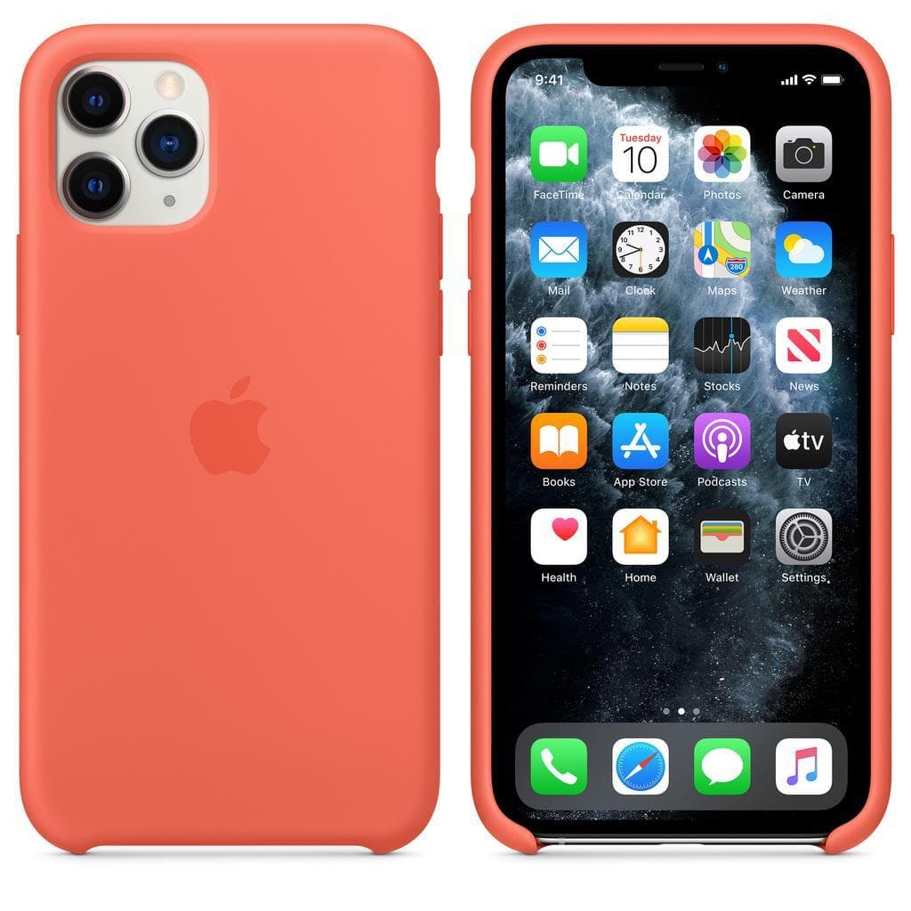 Apple Silicone case iPhone 11 Pro - Silicone Clementine