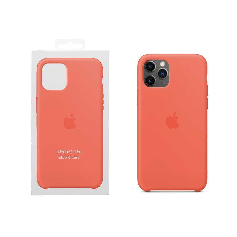 Apple Silicone case iPhone 11 Pro - Silicone Clementine