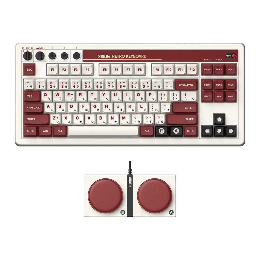 8Bitdo Keyboard QWERTY Wireless 85HA