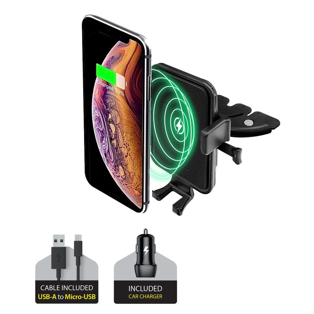 Powerp One-Touch Car Mount For CD Slot Smartphone Accessories