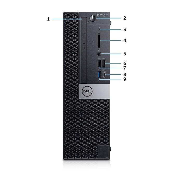 Dell Optiplex 5070 Core i7 3 GHz - SSD 2 TB RAM 8GB