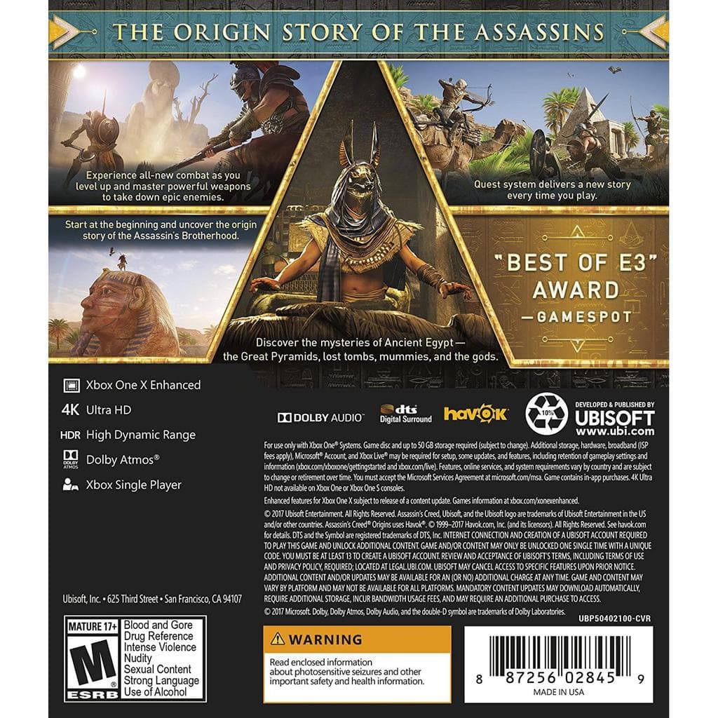 Assassin's Creed: Origins - Xbox One