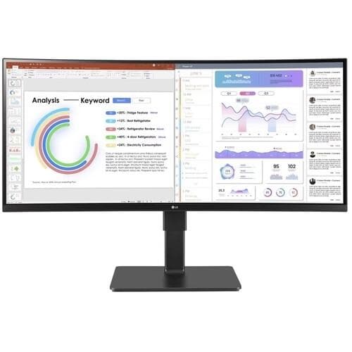 LG 34-inch Monitor 3440 x 1440 LCD (34BQ77QB-B)