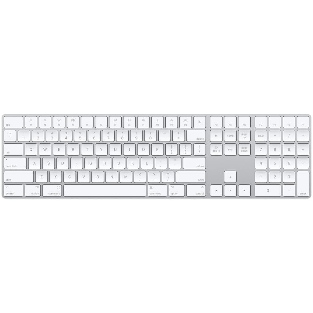 Magic Keyboard (2017) Num Pad Wireless - Silver - QWERTY - English (UK)