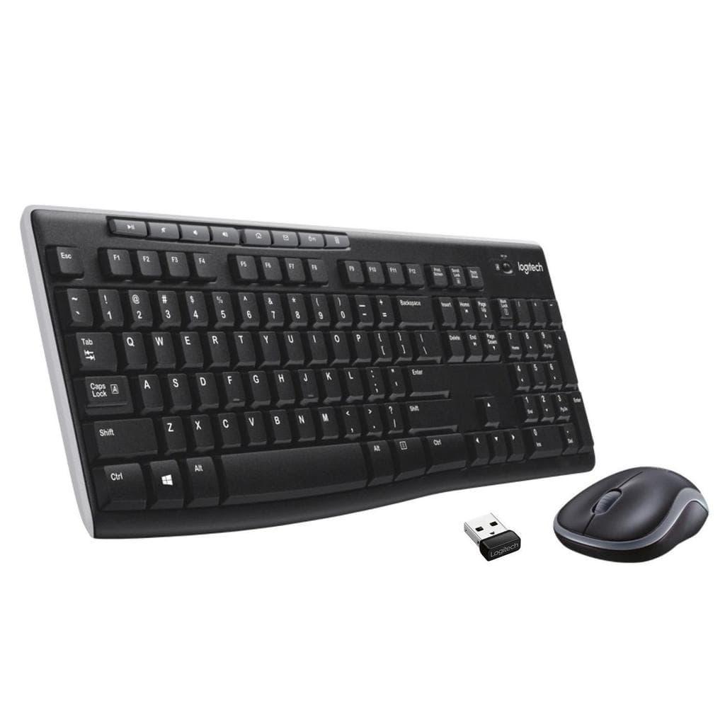 Logitech Keyboard QWERTY Wireless MK270 Combo