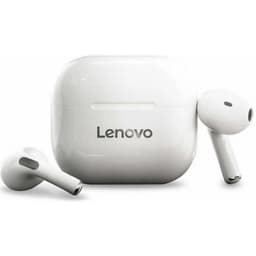 Lenovo LivePods LP40 Earbud Bluetooth Earphones - White