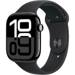 Apple Watch Series 10 (2024) GPS + Cellular 46 mm - Aluminium Jet Black - Sport band Black