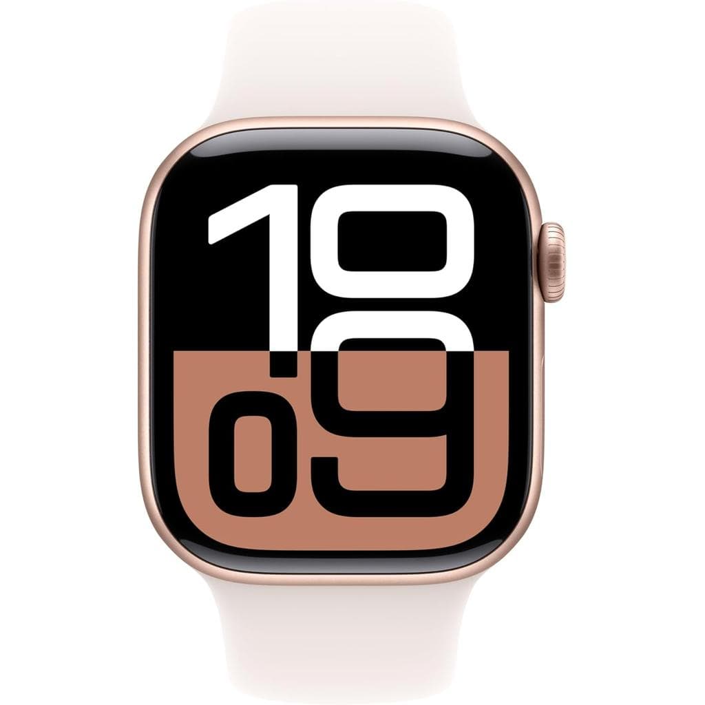 Apple Watch Series 10 (2024) GPS + Cellular 42 mm - Aluminium Rose Gold - Sport band Pink