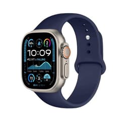 Apple Watch Ultra (2022) GPS + Cellular 49 mm - Titanium Natural Titanium - Sport band Midnight