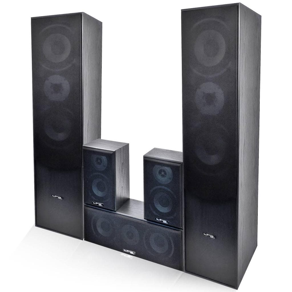 Barre de son Ensemble 5 enceintes E1004 noire Hifi / Home-Cinéma 850 W LTC - Noir