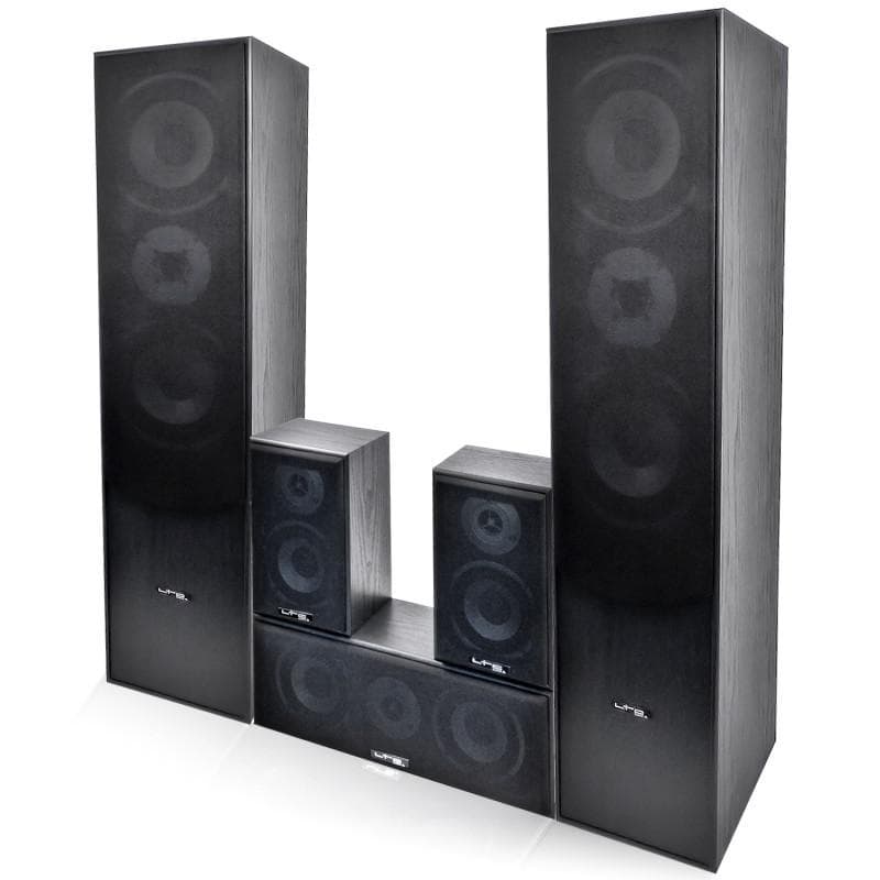 Barre de son Ensemble 5 enceintes E1004 noire Hifi / Home-Cinéma 850 W LTC - Noir