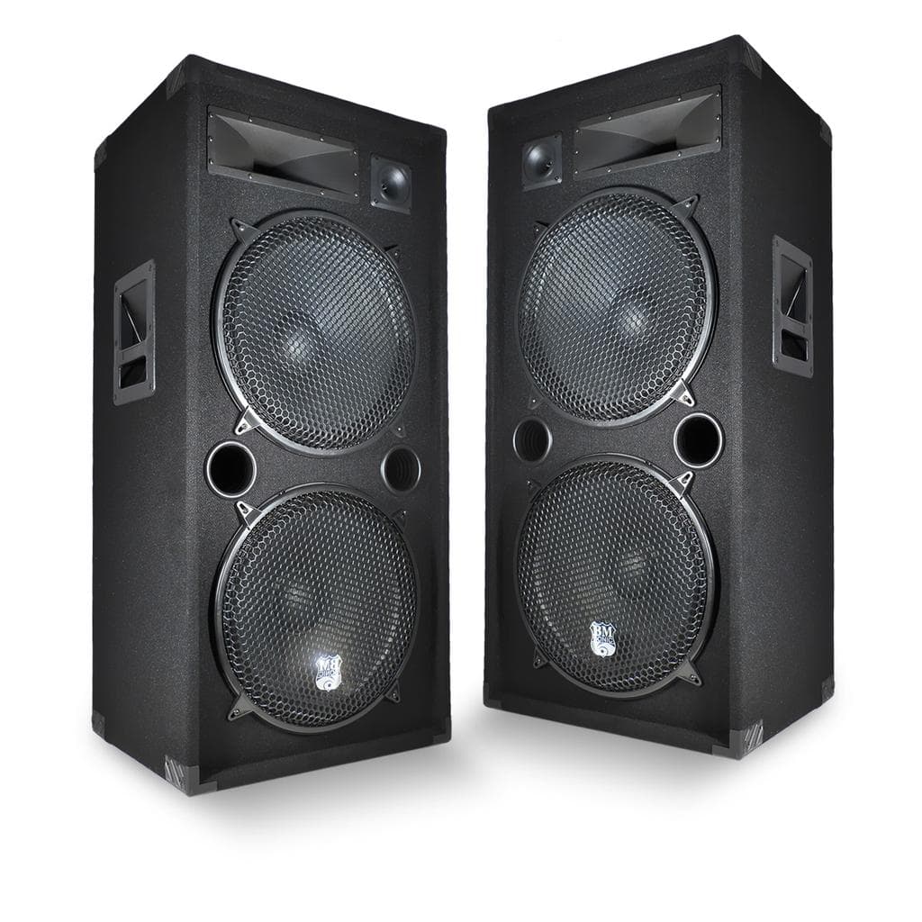 Enceintes sono Bm Sonic Pack Sono Amplificateur 4000W