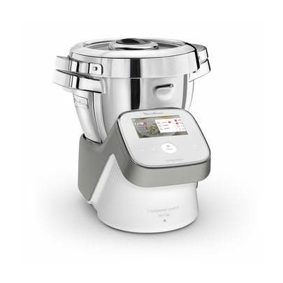 Robot cuiseur Moulinex I-Companion Touch XL HF938E00 4,0000L -Blanc/Gris