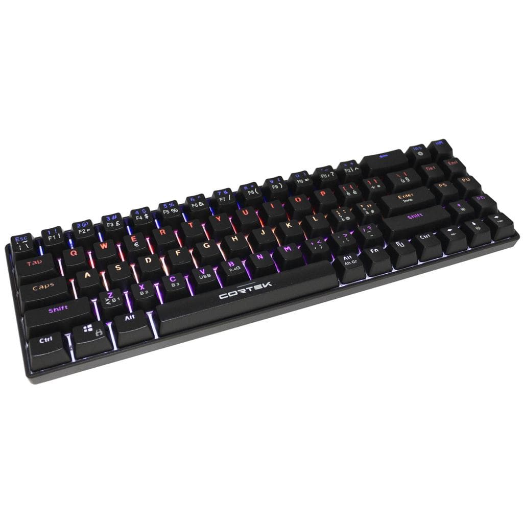 Clavier Cortek QWERTY Italien Sans-fil rétroéclairé Alpha