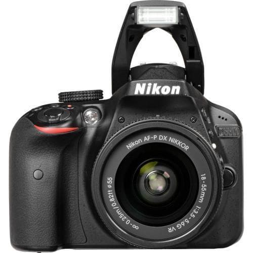 Reflex D3300 - Noir + Nikon AF-P DX 18-55mm f/3.5-5.6G VR f/3.5-5.6