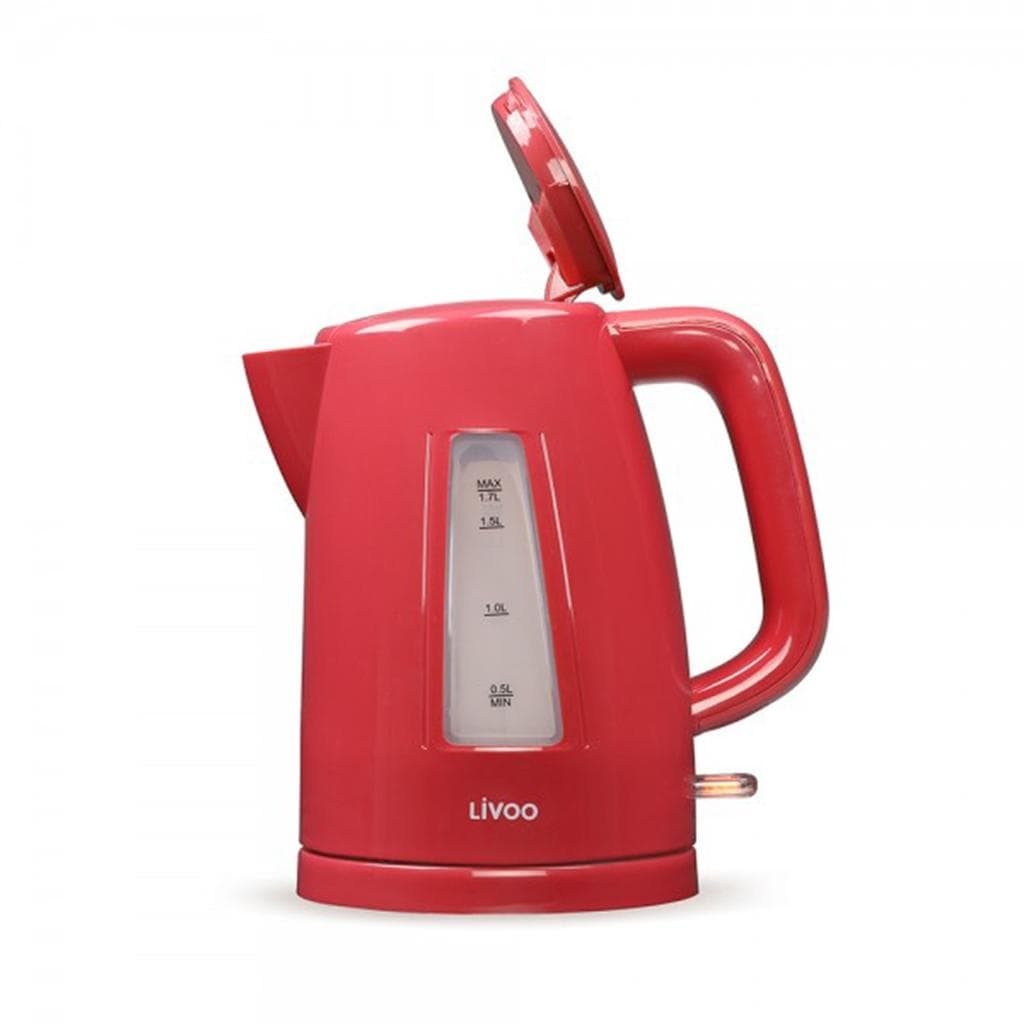 Livoo DOD184RC Rouge 1,7000L - Bouilloire électrique