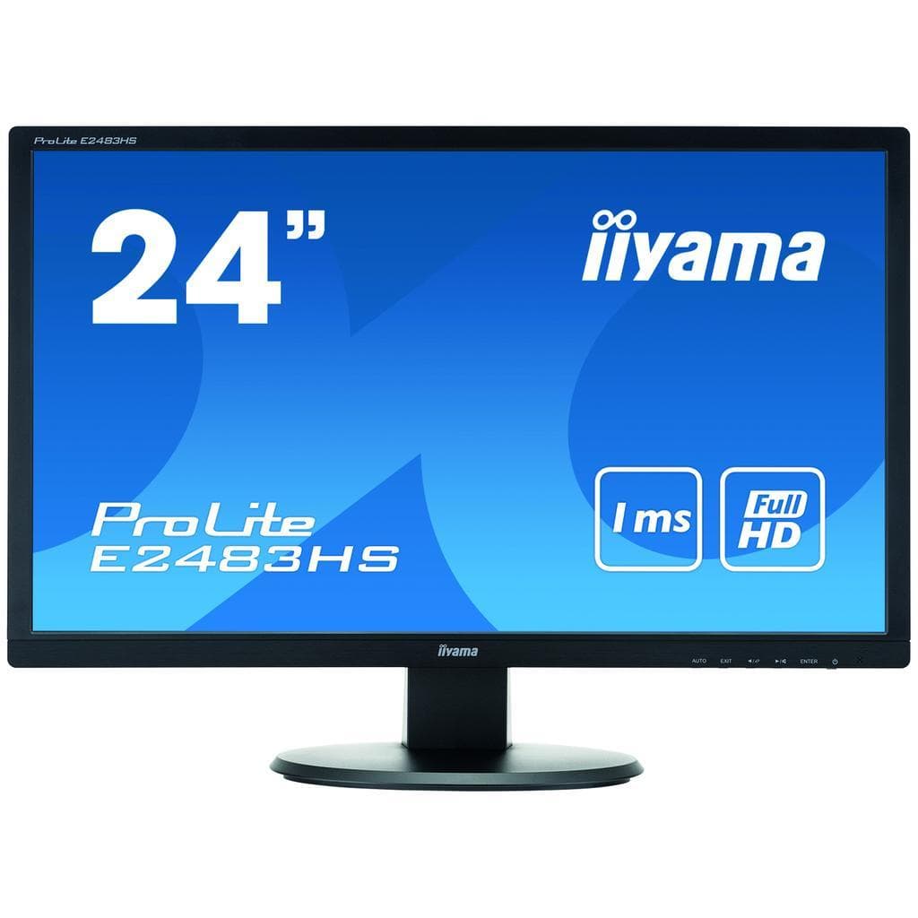 Écran 24" LED FHD Iiyama ProLite E2483HS-B1