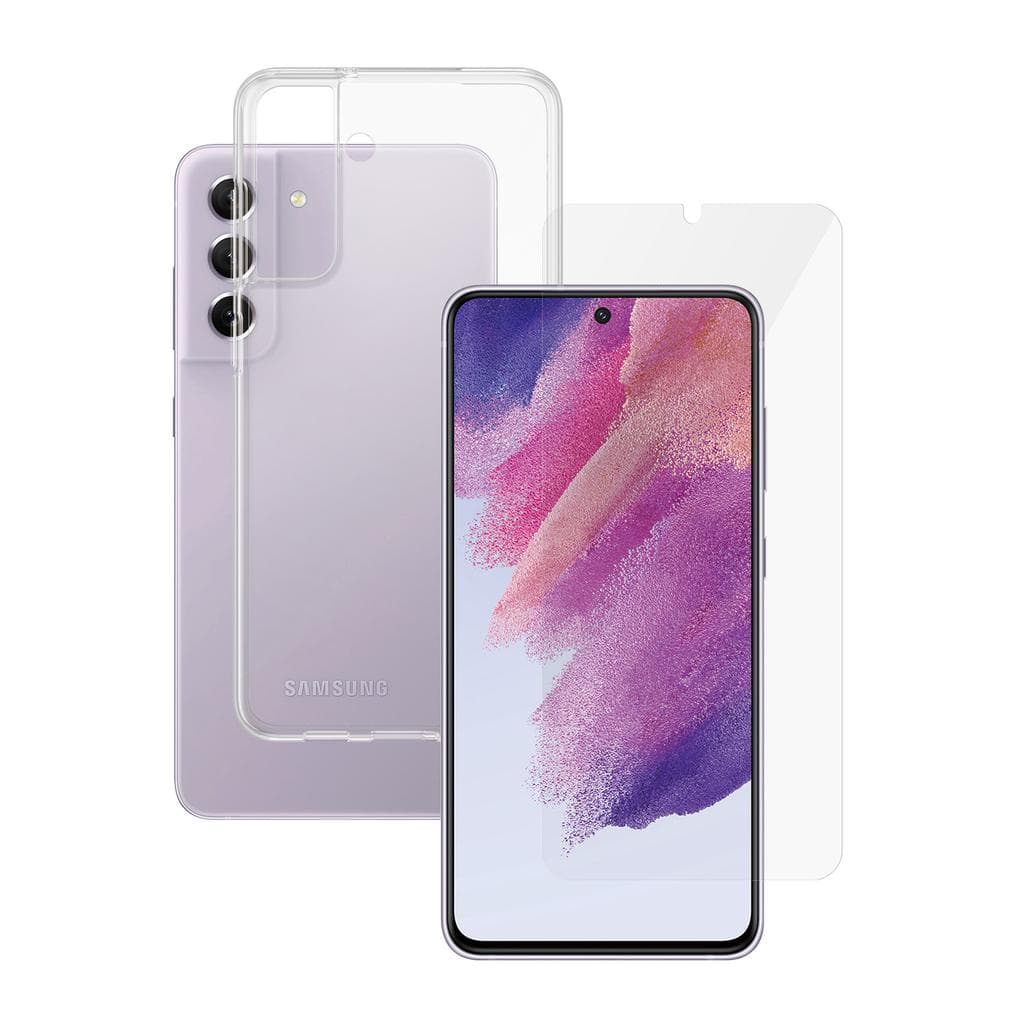 Galaxy S21 FE 5G et écran de protection - TPU - Transparent