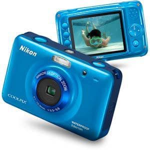 Compact Coolpix S30 - Bleu + Nikon Nikkor 3X Optical Zoom Lens 4.1-12.3mm f/3.3-5.9 f/3.3-5.9