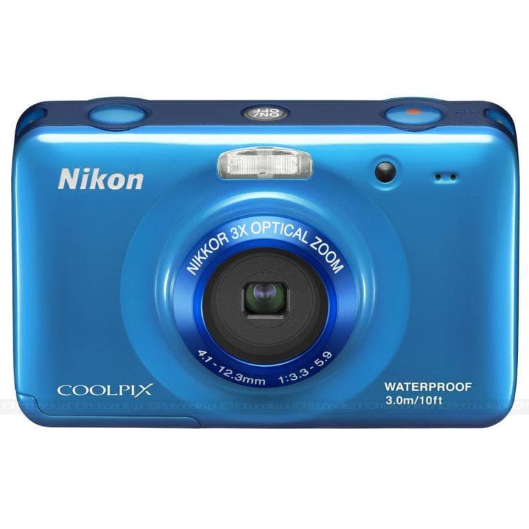Compact Coolpix S30 - Bleu + Nikon Nikkor 3X Optical Zoom Lens 4.1-12.3mm f/3.3-5.9 f/3.3-5.9