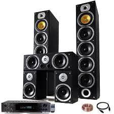 Barre de son Beng Ensemble Home-cinéma Hifi 1240W + ampli 360W V9B-BK+ATM8000BT + CABLE - Noir