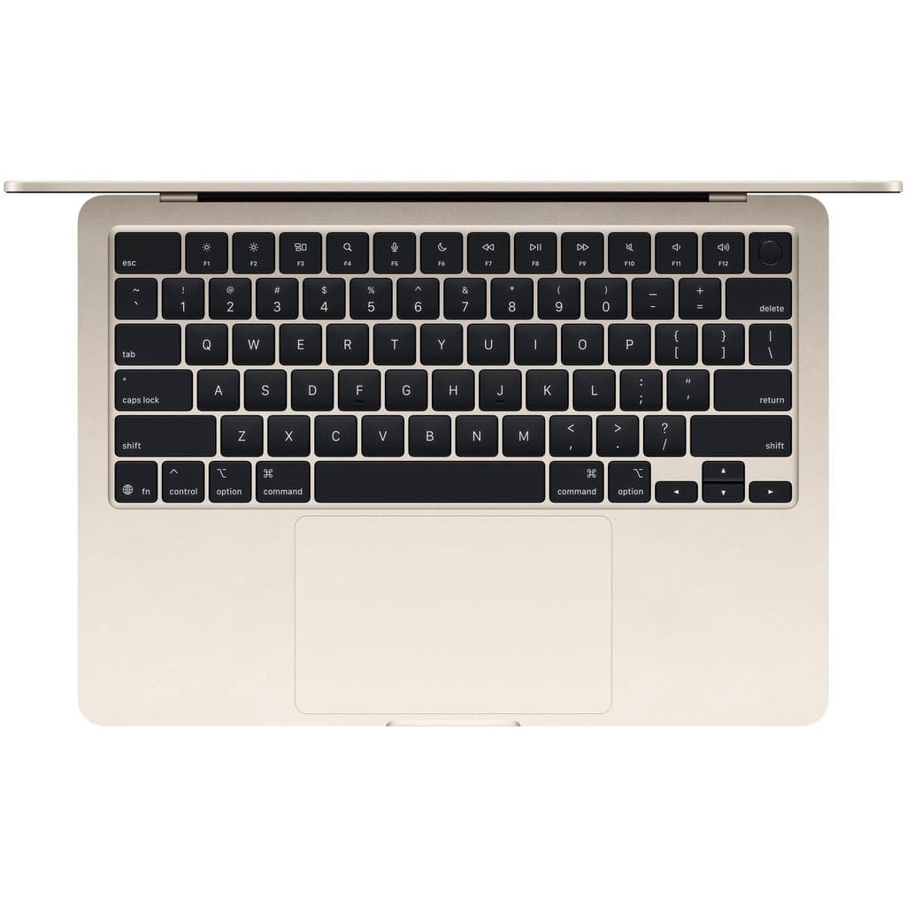 MacBook Air 13" (2025) - Apple M4 avec CPU 10 cœurs et GPU 8 cœurs - 16Go RAM - SSD 256Go - Écran standard - QWERTY - Anglais
