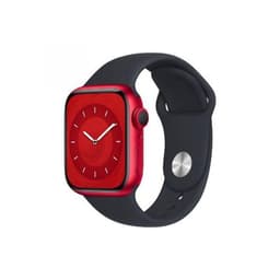 Apple Watch Series 9 (2023) GPS + Cellular 41 mm - Aluminium Rouge - Bracelet sport Noir