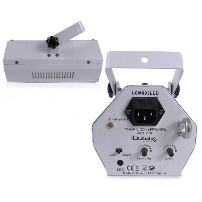 Accessoires audio Lytor PACK JEUX DE LUMIÈRE + Portique 3 EFFETS OVNI UFO 48 LEDS + 1 DERBY RGB + 1 GOBO FLOWER