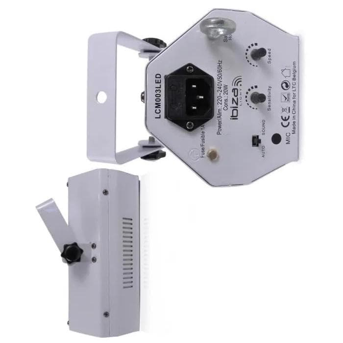 Accessoires audio Lytor PACK JEUX DE LUMIÈRE + Portique 3 EFFETS OVNI UFO 48 LEDS + 1 DERBY RGB + 1 GOBO FLOWER