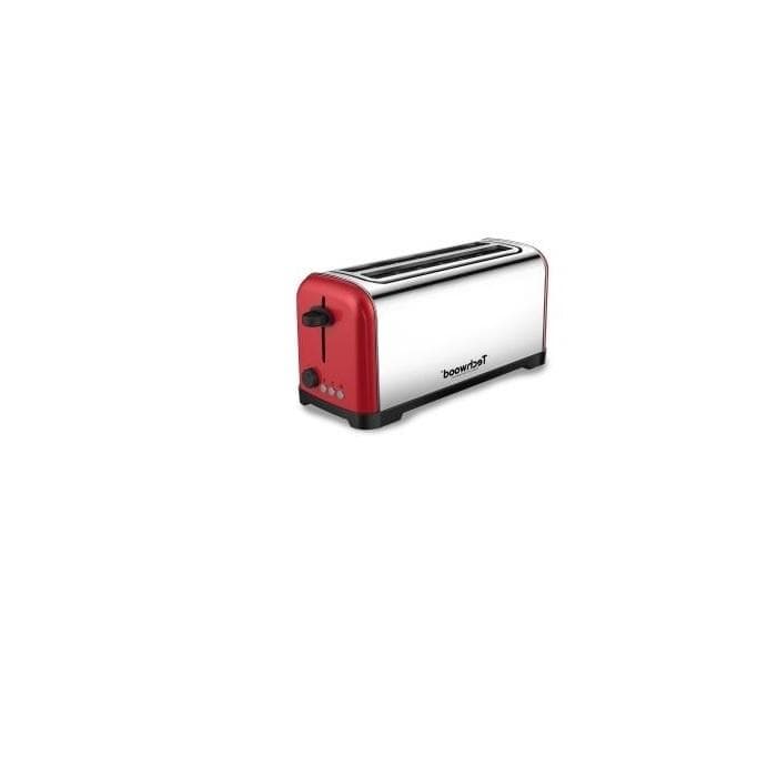 Grille pain Techwood TGPI-4025 fentes - Rouge