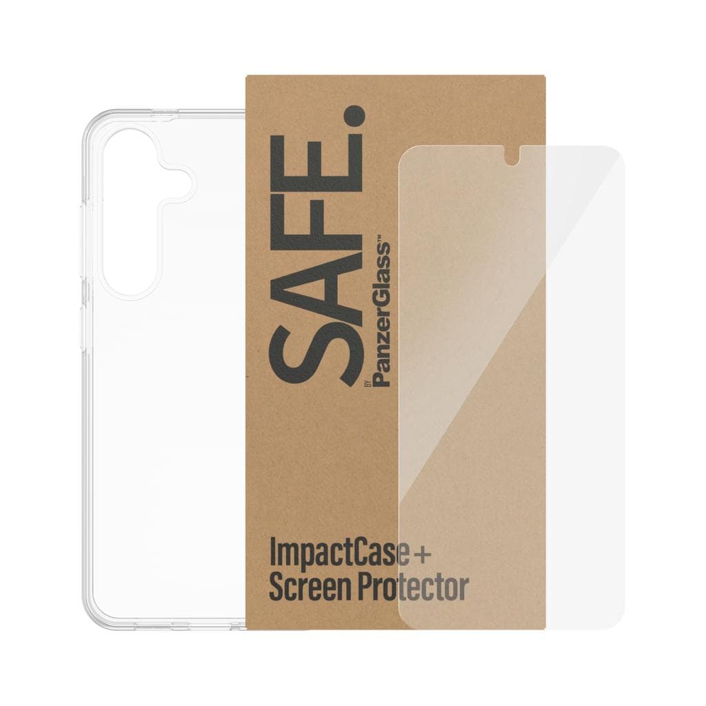 Coque Galaxy S24 et écran de protection - Silicone - Transparent