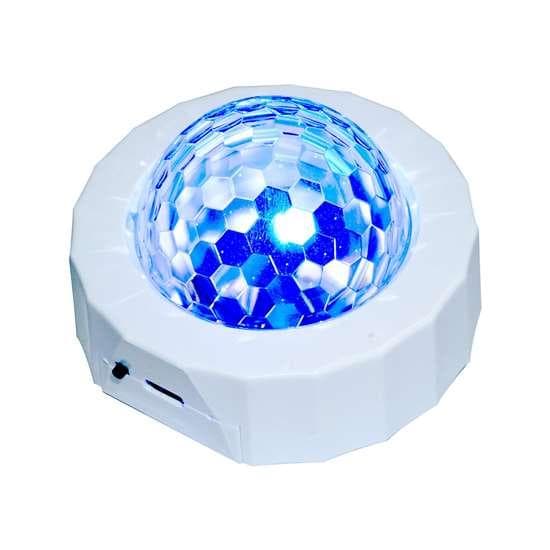 Éclairage Lytor PACK DE 5 JEUX DE LUMIÈRES 2 PAR-MINI Ibiza + OVNI UFO 48 LEDS + 1 DERBY RGBW + 1 GOBO FLOWER