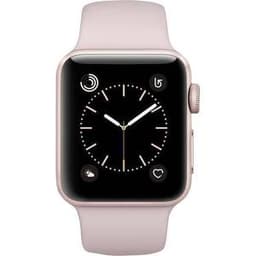 Apple Watch (Series 2) GPS 38 mm - Aluminium Or rose - Rose des sables