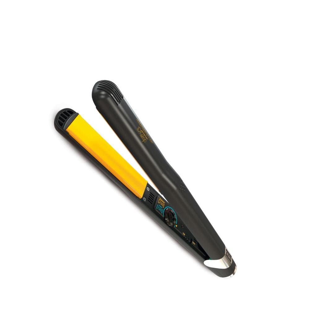 Lisseur Italian Design Gold Styler Keratiner - Noir/Jaune