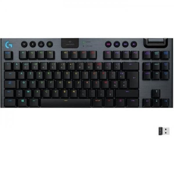 Clavier Logitech G AZERTY Français Sans-fil rétroéclairé G915 TKL LIGHTSPEED