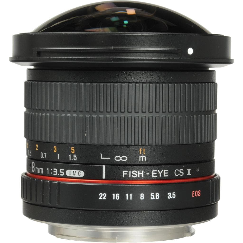Objectif Samyang T3.8 UMC Fisheye CS II VDSLR II Nikon 8mm f/3.8